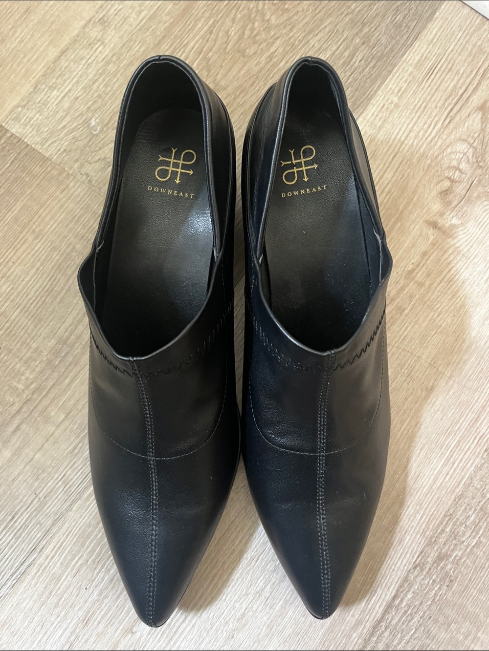 Downeast leather heeled shoes - Picture 3 of 5